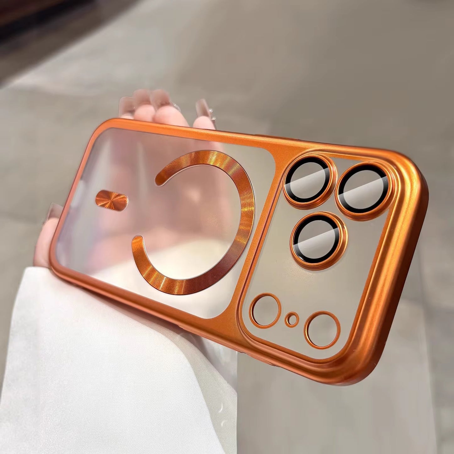 Luxury Matte Clear Soft TPU Phone Case