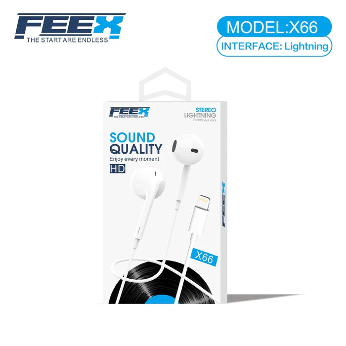 سماعات أذن FEEX X66 Lightning