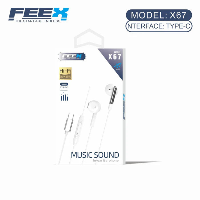 سماعات أذن FEEX X67 Type-C