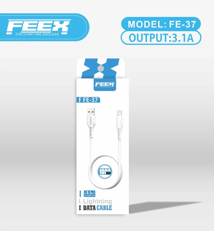 كابل بيانات FEEX FE-37 USB إلى Lightning