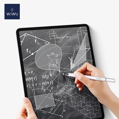 قلم لمس WiWU One من خليط الألومنيوم 2 في 1 عالمي للهواتف الذكية والأجهزة اللوحية والآيباد
