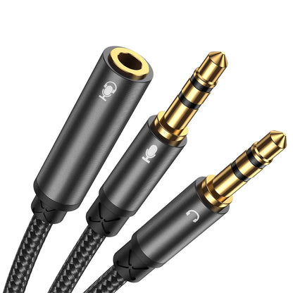 SY-A05 Headphone female to 2-male Y-splitter audio cable