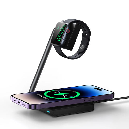 JR-WQN05 2 in 1 Foldable Wireless Charger