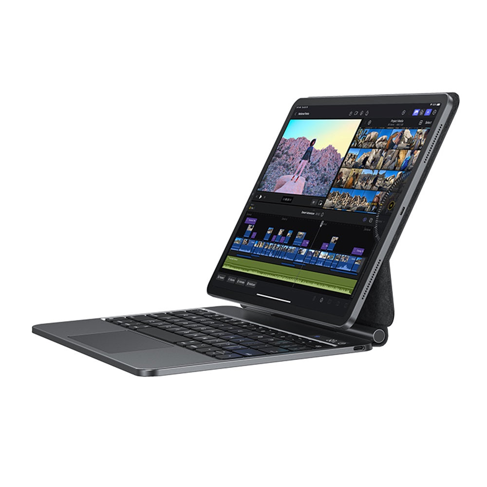 BH876 Digital Display Keyboard Protective Cover for iPad -Miaoke Series