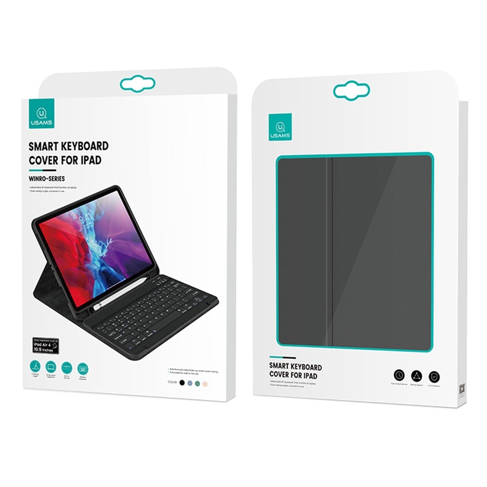 غطاء لوحة مفاتيح ذكي US-BH655 لجهاز iPad بسعة 800 مللي أمبير/ساعة