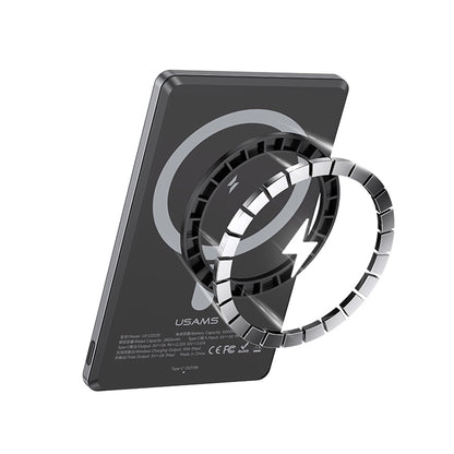 بنك طاقة US-CD220 PD20W فائق النحافة مصنوع من سبائك الألومنيوم المغناطيسي اللاسلكي سريع الشحن بسعة 5000 مللي أمبير في الساعة