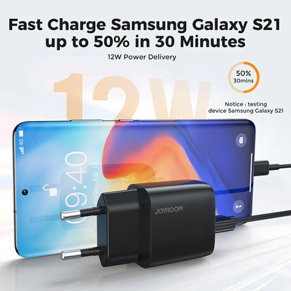 L-2A123 2.4A Dual ports mini fast charger (EU)