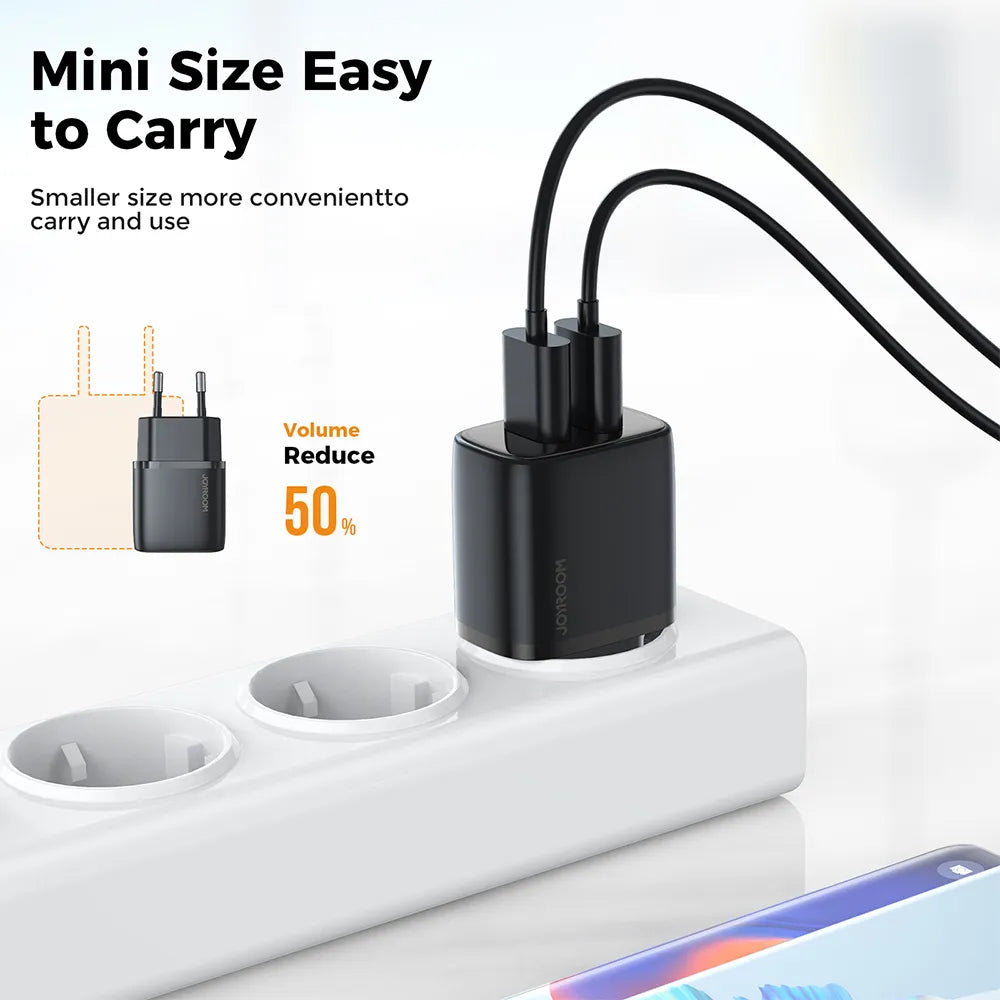 L-2A123 2.4A Dual ports mini fast charger (EU)