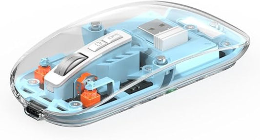 WiWU Crystal Transparent Magnetic Wireless Mouse