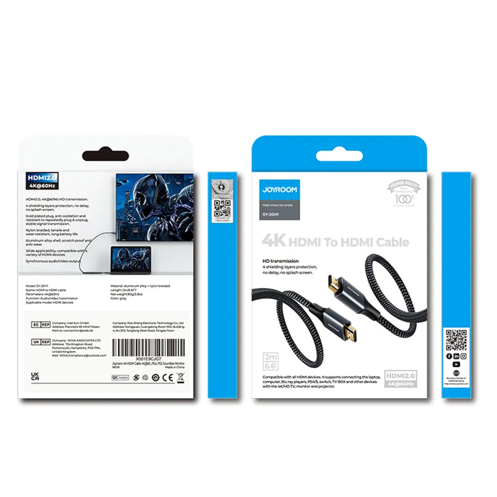 SY-20H1 HDMI to HDMI cable