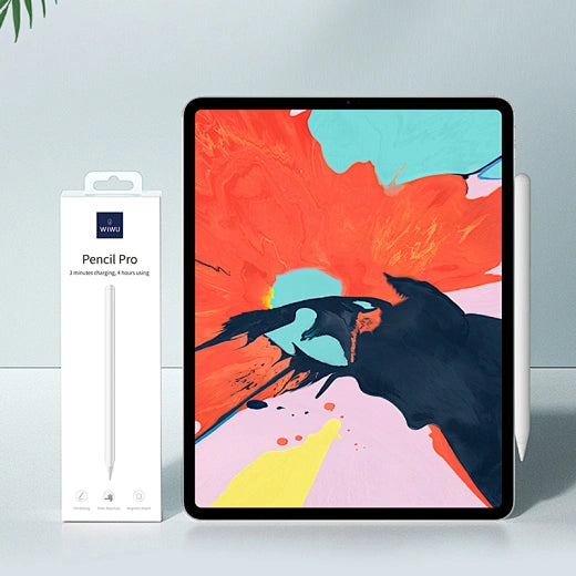 قلم WiWU Pro Stylus 4 LED لجهاز iPad شاشة لمس سعوية