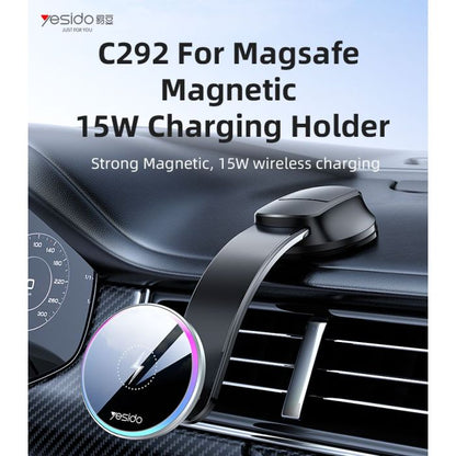 C292 Arm Bendable Magnetic Wireless Charging Phone holder