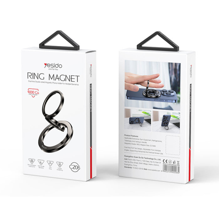 C206 Double Side Magnetic Ring Phone Holder
