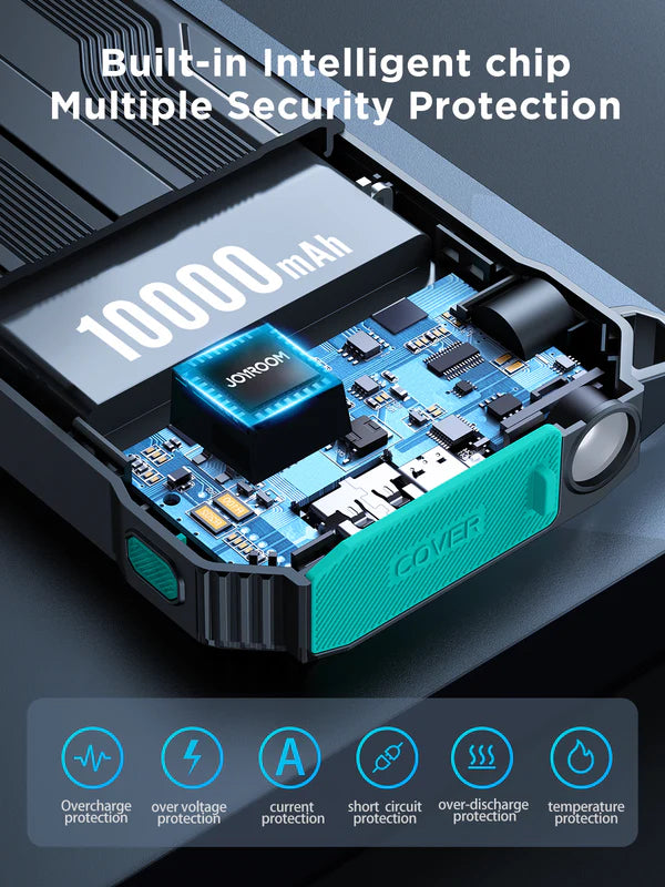 بنك طاقة جوي روم JR-L016 2.4 أمبير 10000 مللي أمبير مع ثلاثة كابلات