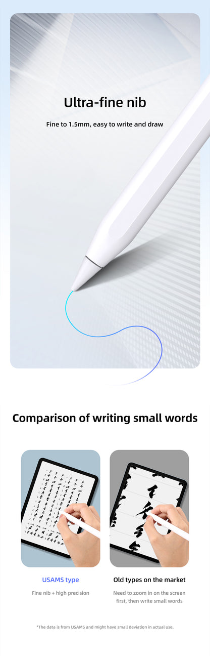 "US-ZB223 Tilt-sensitive Active Touch Screen Capacitive Stylus Pen For iPad"