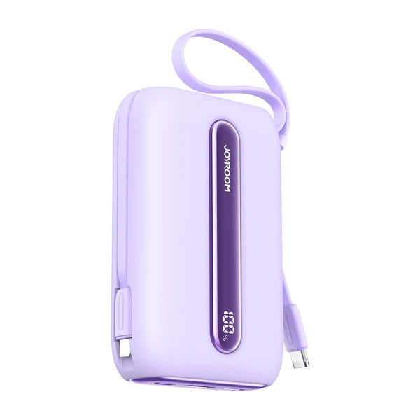 باور بانك صغير JOYROOM JR-L012 Plus بقوة 22.5 واط وسعة 20000 مللي أمبير/ساعة مع كابلين