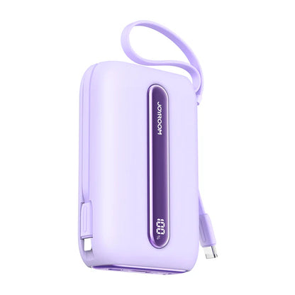 باور بانك صغير JOYROOM JR-L012 Plus بقوة 22.5 واط وسعة 20000 مللي أمبير/ساعة مع كابلين