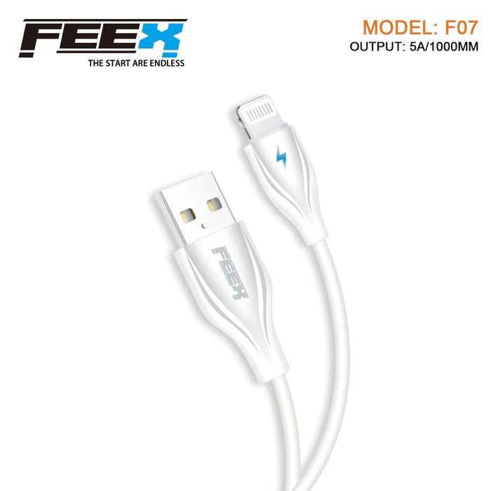 كابل بيانات FEEX F07 USB إلى Lightning