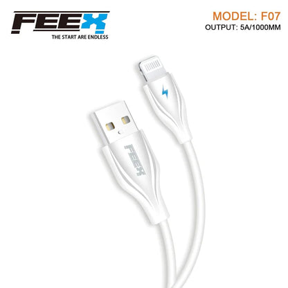 كابل بيانات FEEX F07 USB إلى Lightning