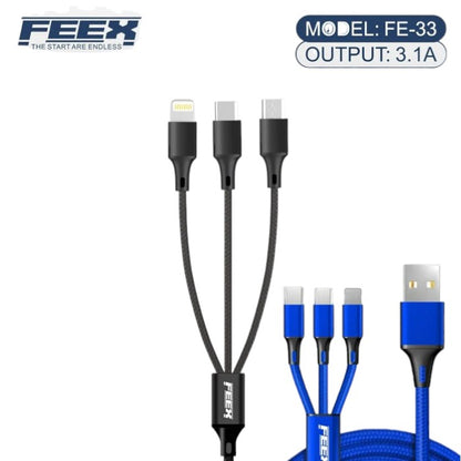 كابل بيانات FEEX FE-33 3 في 1
