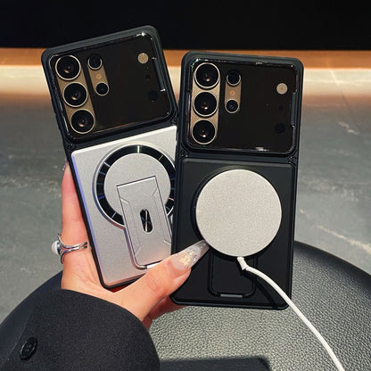 Camera Flip Coverكفر سيليكون مقوّى MagSafe Stand