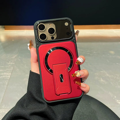 Camera Flip Coverكفر سيليكون مقوّى MagSafe Stand