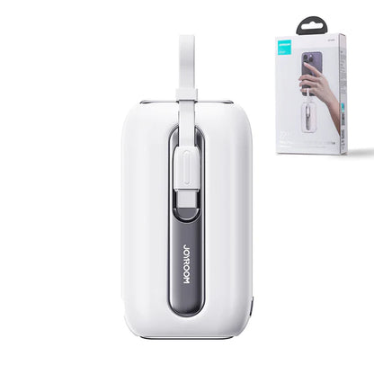 باور بانك صغير JOYROOM JR-L012 بقوة 22.5 واط وسعة 10000 مللي أمبير/ساعة مع كابلين