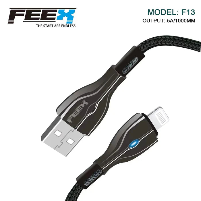 كابل بيانات FEEX F13 USB إلى Lightning