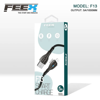 كابل بيانات FEEX F13 USB إلى Lightning