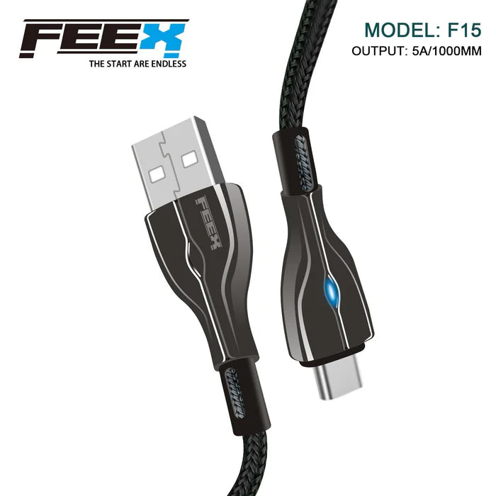 كابل بيانات FEEX F15 USB إلى Type-C