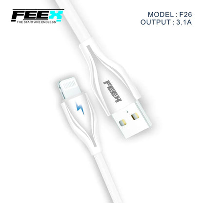 كابل بيانات FEEX F26 USB إلى Lightning